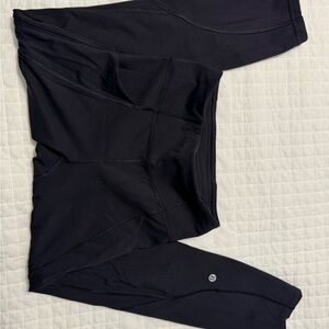 lululemon athletica Black Cropped leggings